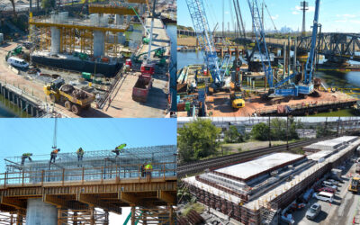 Ted DeCagna Shoots Portal North Bridge Infrastructure Construction